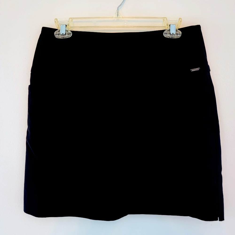 S.C. & CO. BLACK MINISKIRT SKORT M